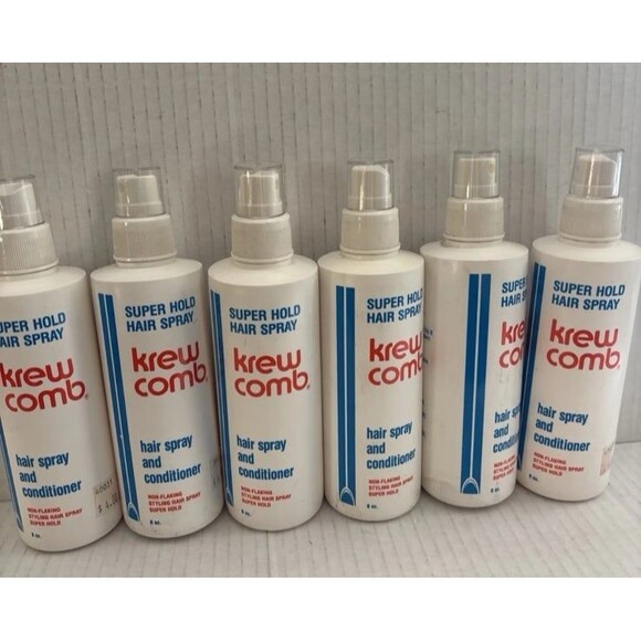Master Krew Comb Extra Super Hold Hair Styling hair spray 8 oz. Lot of 6 - Picture 3 of 4